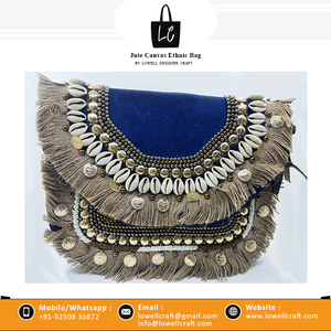 Bolso de mano de mensajero Vintage bohemio clásico, bolso cruzado hecho a mano, bolso de hombro de moda para ropa informal y de fiesta - Product Image 6