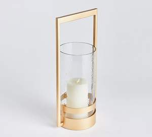 Vente chaude Personnalisé Fer Bougeoir Taille Unique Forme Pilier Titulaire Lanternes En Métal pour La Décoration Intérieure Salon De Noël - Product Image 3