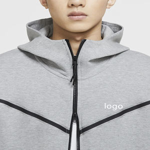 Top Quality Grey Color Zipper <b>Hoodies</b> Plus Size Tall Oversized Snowboarding 2022 New Autumn Thick <b>Cowl</b> <b>Neck</b> Windproof <b>Hoodies</b> - Product Image 2