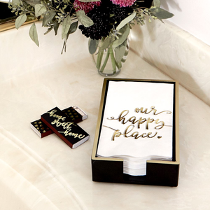 Porte-mouchoirs en bois laqué de haute qualité pour la salle à manger panier de rangement d'accessoires de maison fait à la main au Vietnam - Product Image 5