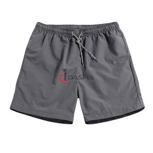 2025 vente en gros hommes séchage rapide été Shorts décontracté sport pantalons courts en toile tissu avec motif solide pour pantalons de plage - Product Image 1