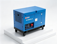 Générateur diesel silencieux 20 kVA, 15 kW, démarrage électrique, bicylindre en V, groupe électrogène AVR, réservoir 26 L, 230 V, 400 V, 1326 cm³, 200 A CC