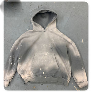 ขนแกะคุณภาพสูงของผู้ชาย XS ขนาดโอเวอร์ไซส์ฤดูหนาวมีฮู้ดซิปน้ำหนักเบาปักโลโก้ได้ตามต้องการ - Product Image 6