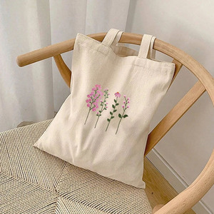 Eco Friendly <b>Reusable</b> Grocery Recycled Carry <b>Shopping</b> <b>Bag</b> With Custom Print Logo Sustainable High Quality Washable 100% Cotton - Product Image 3