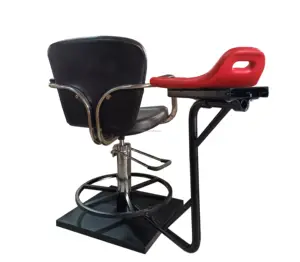 DREAMSALON 2024 Exclusive Creation Groundbreaking Double Chair design double Swivel Barber Chair for Tailored Hair