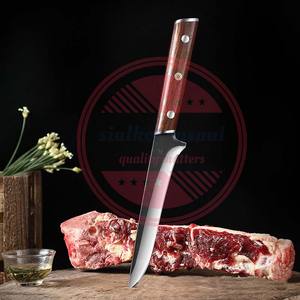 Cuchillo De Filete de cocina para deshuesar Acero inoxidable cuchillos de pescado con mango de madera - Product Image 6