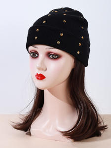 Gorro de acrílico personalizado, gorros de punto de invierno, gorro cálido para mujer y hombre, gorro Jacquard, gorro con logotipo personalizado - Product Image 6