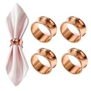 Handmade rustic bronze metal napkin <b>ring</b> antique inspired finish for vintage wedding farmhouse decoration or <b>family</b> gathering - Product Image 1