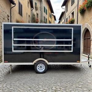 Nuevo remolque de comida rápida con bomba de motor central Carro de café y camión de comida de restaurante para aperitivos para bodega Venta al por menor hecho de maíz - Product Image 4