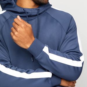 Survêtement de sport de jogging avec logo personnalisé pour hommes Ensemble de sport de gymnastique en polaire décontracté pour l'entraînement d'hiver 100% coton - Product Image 6