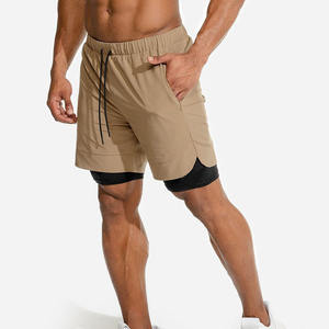Men's High Quality Quick Dry Polyester <b>Sports</b> <b>Shorts</b> Custom LOGO Summer Set Drawstring Closure Breathable Gym Fitness <b>Pocket</b> - Product Image 2