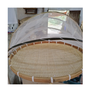 Viet Nam Ecofriendly Handmade <b>Bamboo</b> Winnowing <b>Basket</b> Cover for Food - Product Image 2