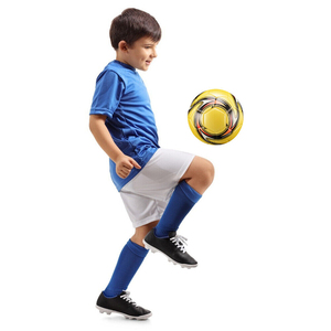 Logotipo personalizable de alta calidad, fútbol, tamaño 5, pelota de entrenamiento para juegos al aire libre, hecha de cuero de goma PU PVC para partidos - Product Image 3