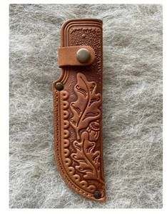 Couteau de poche en acier inoxydable de haute qualité gaine en cuir faite à la main bois Portable finement cousu pour couteau de chasse utilitaire - Product Image 2