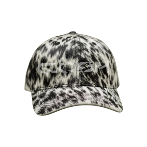 Gorra de Béisbol de Cuero Vacuno Genuino, Gorra Trucker Estilo Western con Pelo - Product Image 1