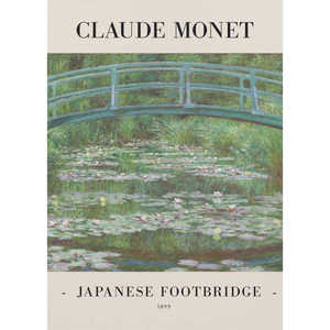 Impression d'art du Pont japonais de 1899 de Claude Monet - Product Image 2