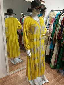 Vestido Musulmán para Mujer 2025, Nuevo Vestido Musulmán Bordado de Manga Larga, Túnica Larga de Moda con Lentejuelas y Cuentas, Vestido Maxi Abaya de Dubái - Product Image 3