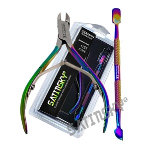 Ensemble de 3 pinces de maintien en acier inoxydable, auto-serrantes, à poignées rondes, ovales et en U, avec pointes pointues - Product Image 3