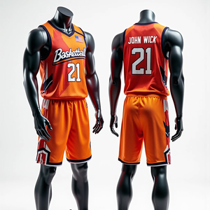 Uniformes Deportivos Sublimados Personalizados para Baloncesto, para Hombre, Tejido Transpirable de Secado Rápido, Ropa Deportiva de Alta Calidad al por Mayor - Product Image 4