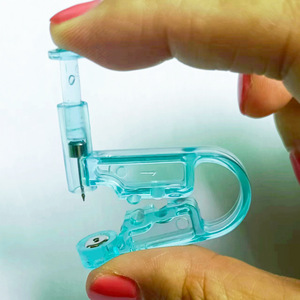 Youkeen trắng pha lê không đau tai piercer Kit dùng một lần an toàn tự phục vụ tai <span class=keywords><strong>piercing</strong></span> Gun thép không gỉ trang sức cho món quà - Product Image 1