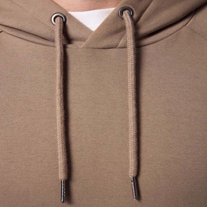 Men New Autumn 100% Cotton Block Hoodie Winter Heavyweight Fleece Embroidered Rhinestone <b>Logo</b> <b>Design</b> Lined Front Solid Pattern - Product Image 5