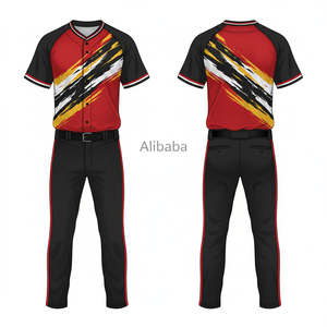 Uniforme de Béisbol Personalizado al por Mayor 2026, Malla Ligera de Secado Rápido, Nombre del Jugador, Número del Equipo - Product Image 2