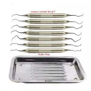 Kit de Instrumentos Quirúrgicos Dentales de Acero Inoxidable con Curetas Gracey para la Eliminación de Cálculos Subgingivales - Product Image 5