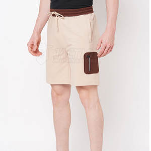 2025 dernière conception légère 100% coton hommes Shorts décontractés taille moyenne Style Unique vente en gros en ligne - Product Image 3
