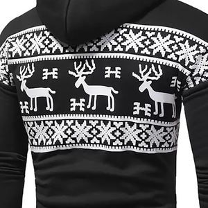 New Winter Christmas Hoodies Unisex 100% Cotton Fleece Eco-Friendly Breathable Fashion Streetwear Sweatshirts - Product Image 4