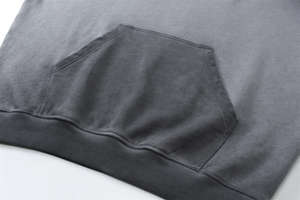 เสื้อฮู้ดผ้าฝ้าย100% ล้างกรดชุดไฮสตรีทสูงเสื้อฮู้ดแบบเก่าโอเวอร์ไซส์ทำจากหินแบบวินเทจกำหนดเองว่างเปล่า - Product Image 3