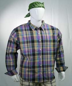 Chemise en flanelle à manches longues avec impression stylisée personnalisée pour hommes haute qualité 100% coton mode durable anti-rides respirant pour - Product Image 5