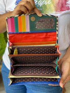 Cartera de cuero con estilo para mujer, cartera de mano, multiusos, venta al por mayor - Product Image 3