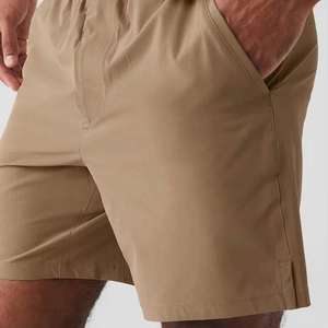 Nuevos cordones internos ajustables informalmente en blanco personalizados cortos de poliéster tejido para hombres - Product Image 5