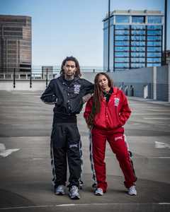 Offre Spéciale professionnel à manches longues avec capuche coupe-vent ensemble court en nylon deux pièces blanc coupe-vent ensemble de shorts - Product Image 4