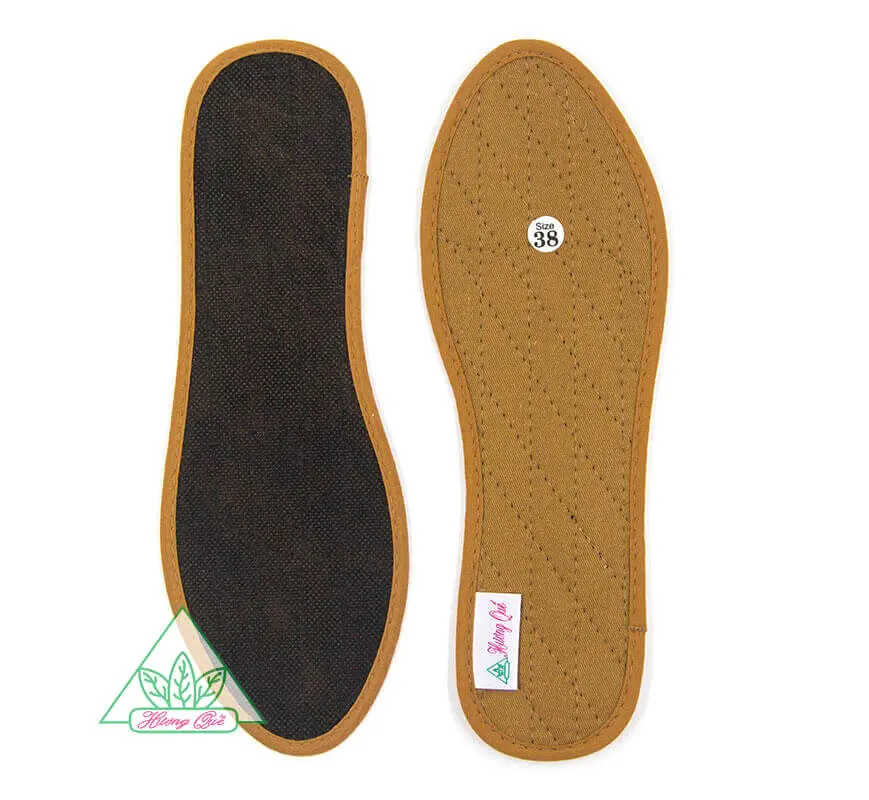 Cinnamon shoe insoles High quality and comfortable made in Vietnam full length styrofoam anti-bacterial insole