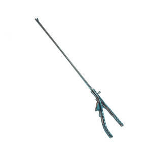 Porte-aiguilles laparoscopique manuel de haute qualité, neuf, avec pointe incurvée, en acier inoxydable, instrument chirurgical réutilisable - Product Image 4