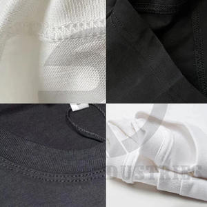 Venta al por mayor logotipo personalizado hombro caído 200GSM algodón pesado de gran tamaño Dtg impresión hombres camiseta - Product Image 5