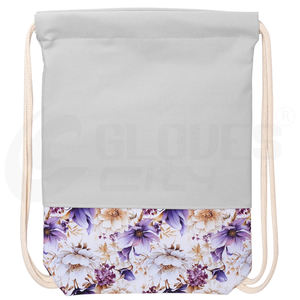 Sacs de sport à cordon personnalisés en gros, imperméables, avec logo de ville imprimé, en tissu de coton écologique, capacité de 30 à 40 L, pour l'extérieur - Product Image 1