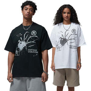 Camiseta de Trabajo para Hombre al por Mayor, 100% Algodón, Cuello Redondo, Casual, Holgada, Manga Corta, Transpirable, Ecológica, Antiarrugas - Product Image 1