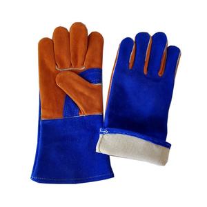Guantes de Soldadura de Cuero 100% de Alta Calidad, Hechos a Medida, Transpirables, de Secado Rápido, Bajo MOQ, OEM, para Trabajo - Product Image 6