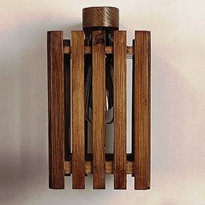 Lampe de table en bois avec marron PRODUIT DE VENTE CHAUD Lampe de table en bois ARTISANAT - Product Image 2