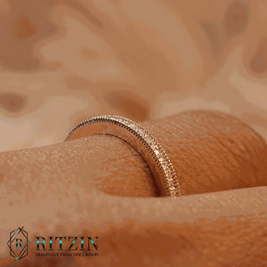 Bande d'anniversaire demi-éternité en diamant rond pour femme - Product Image 5