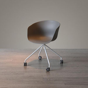 Silla de Plástico de Diseño Minimalista GCFC007 con Respaldo Alto y Base Giratoria Gh Bn Cao Lng Nha Chn Xoay - Product Image 2