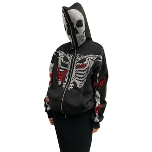 เสื้อฮู้ดขนเป็ดแบบลำลองสำหรับผู้ชายหมวกโอเวอร์ไซส์ฮิปฮอปทำจากโรงงานมืออาชีพ - Product Image 3