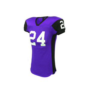 Uniformes de Fútbol Americano Sublimados Hechos a Medida, Manga Corta, Transpirables, 100% Poliéster, Alta Calidad, Personalizables para Equipos - Product Image 2