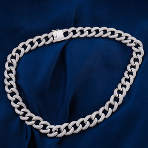 Tu estilo con cadena infinita de diamantes de corte brillante redondo Leb Grown de Plata de Ley 925 con claridad VVS certificada GRA - Product Image 5