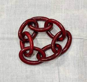 Servilleteros de resina con eslabones de cadena personalizados de calidad superior, accesorio de mesa de boda con colores personalizados para restaurantes - Product Image 6