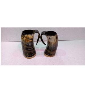 REGALOS TAZAS DE CUERNO FÁBRICA DE LA INDIA PRODUCTOS ARTESANALES Taza para beber con cuerno Nuevo diseño Cuerno natural Beber vikingo original - Product Image 4
