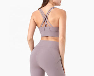 Sujetador deportivo de 4 piezas, conjuntos de entrenamiento superior para mujer, ropa deportiva, conjunto de fitness para gimnasio - Product Image 2