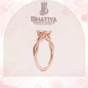 Marquise coupe diamant bague de fiançailles Solitaire femmes mariée bande de mariage élégant proposition bijoux anniversaire bague bijoux fins - Product Image 4